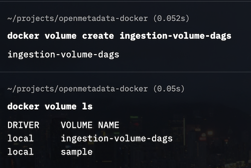 docker volumes screenshot 1